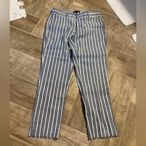 Banana Republic Avery Linen Cotton Stretch Striped Pants – Size 4